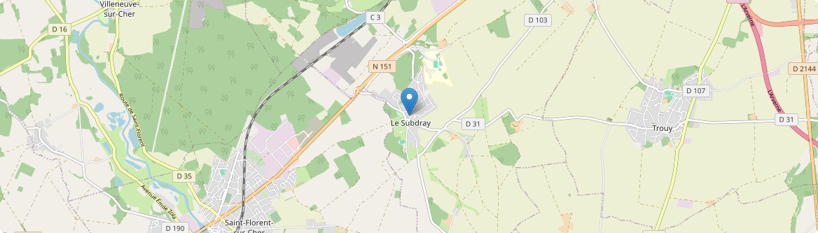 Subdray - Carte
