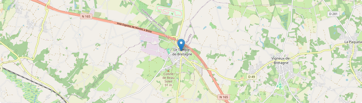 Temple-de-Bretagne - Carte