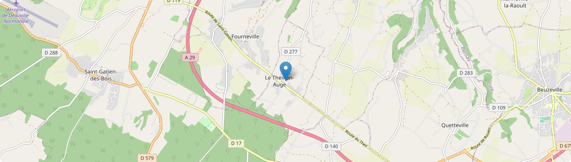 Theil-en-Auge - Carte