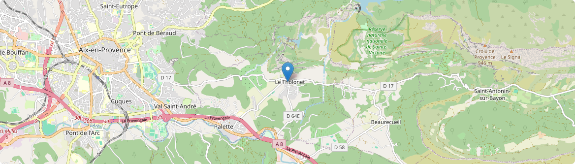 Tholonet - Carte