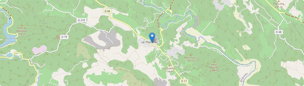 Thoronet - Carte