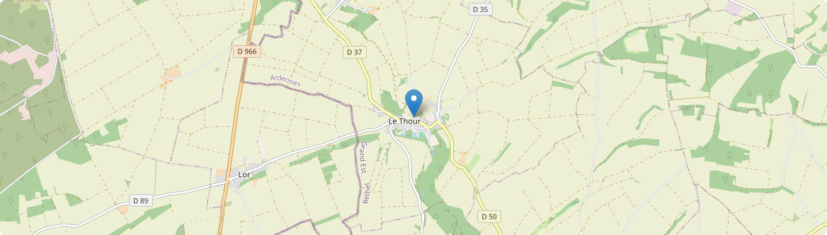 Thour - Carte