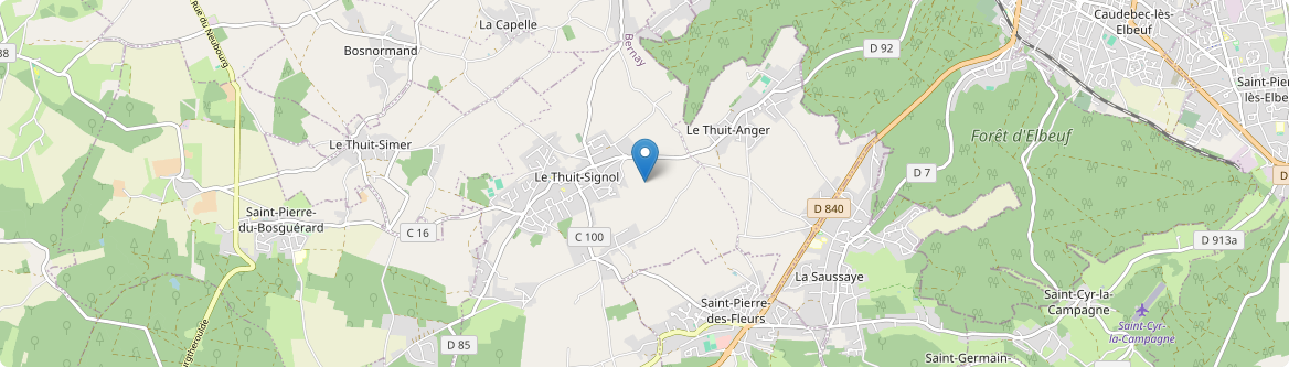 Thuit de l'Oison - Carte