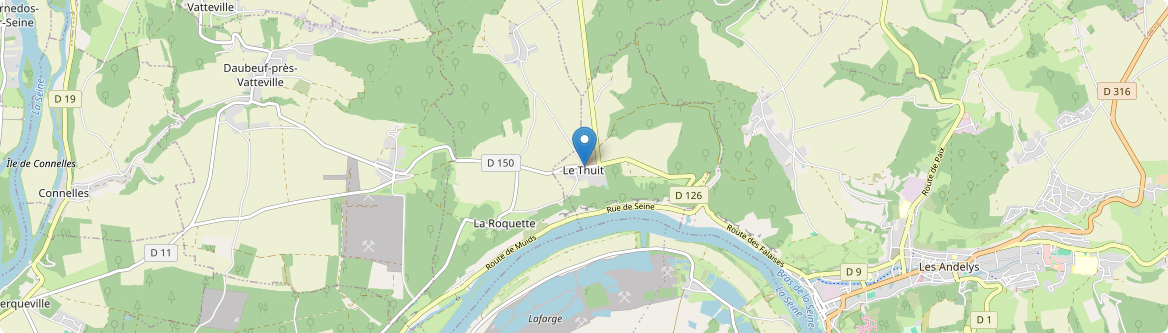Thuit - Carte