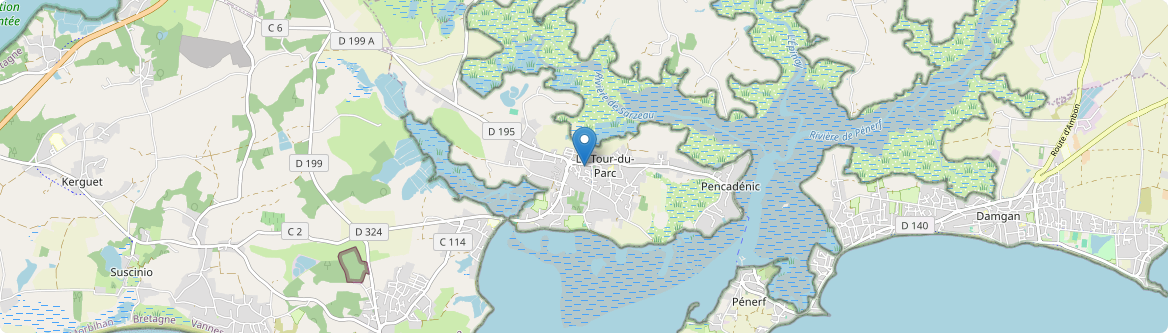 Tour-du-Parc - Carte