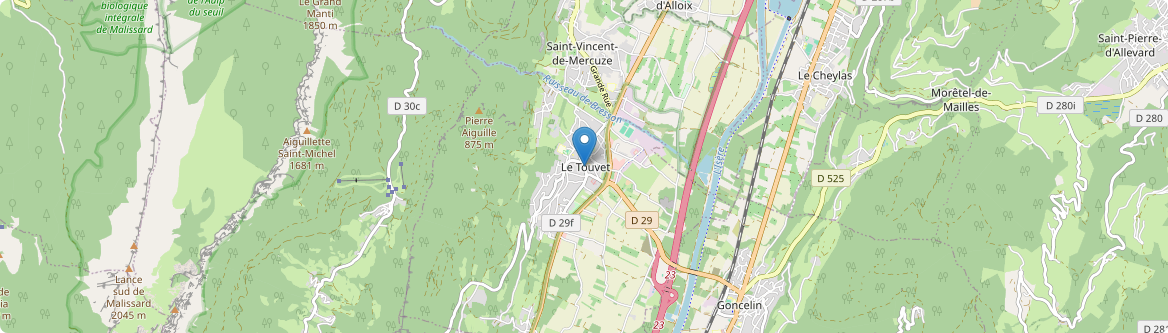 Touvet - Carte