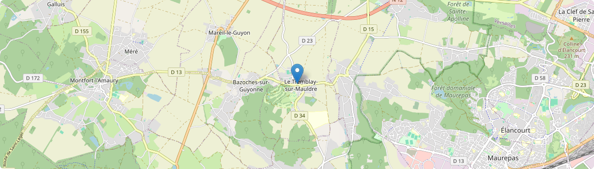 Tremblay-sur-Mauldre - Carte