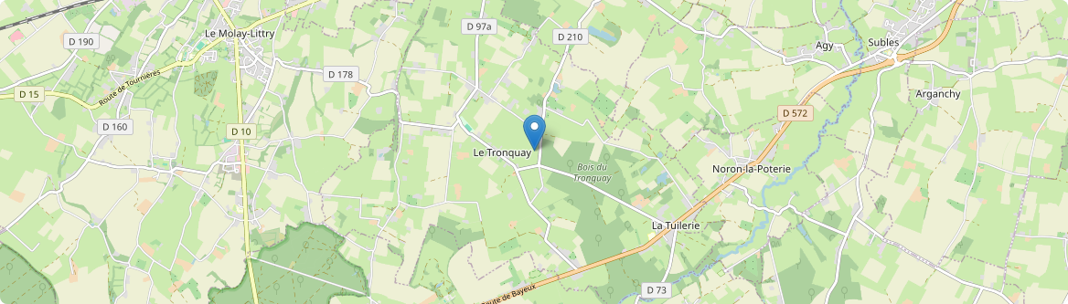 Tronquay - Carte