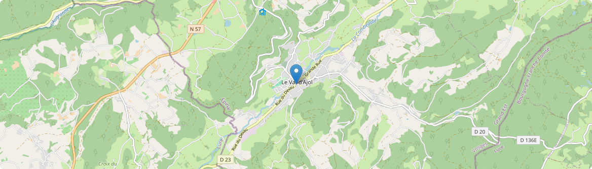 Val-d'Ajol - Carte