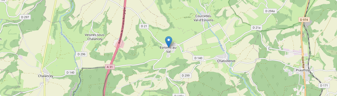 Val-d'Esnoms - Carte
