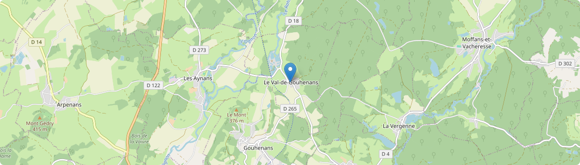 Val-de-Gouhenans - Carte