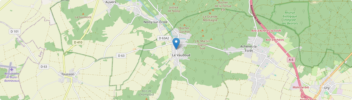 Vaudoué - Carte