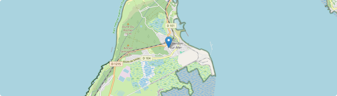 Verdon-sur-Mer - Carte
