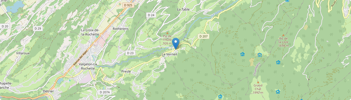 Verneil - Carte