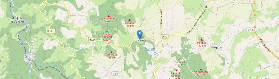 Vernet - Carte