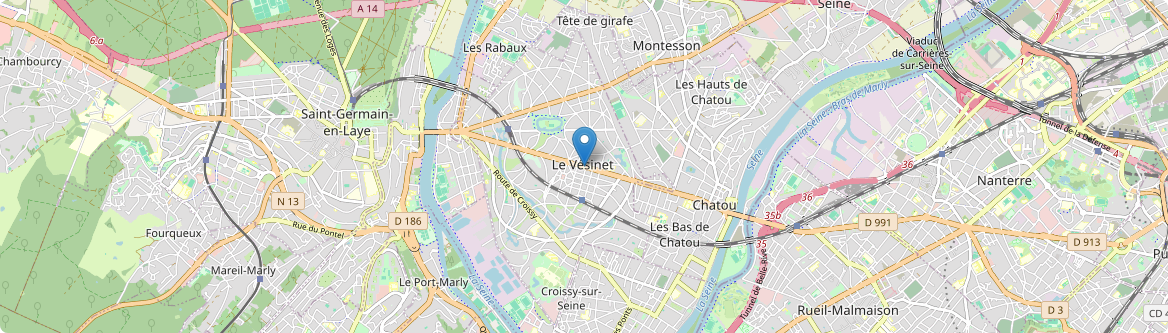Vésinet - Carte