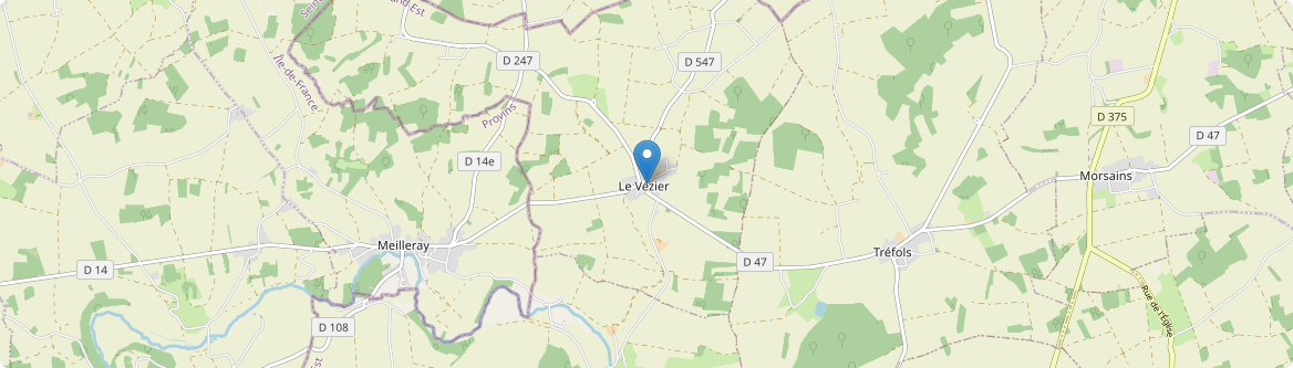 Vézier - Carte