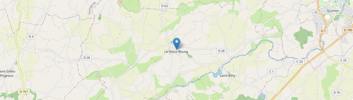 Vieux-Bourg - Carte
