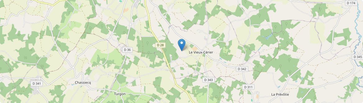 Vieux-Cérier - Carte