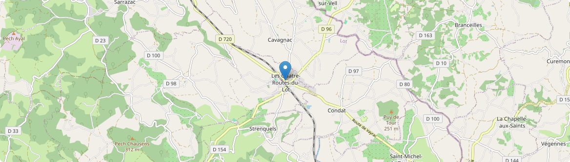 Le Vignon-en-Quercy - Carte
