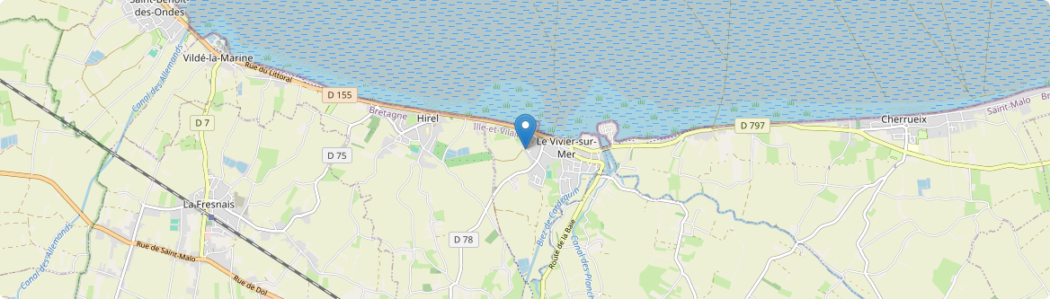 Vivier-sur-Mer - Carte