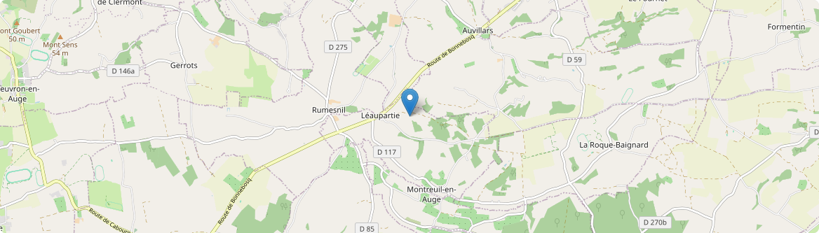 Léaupartie - Carte