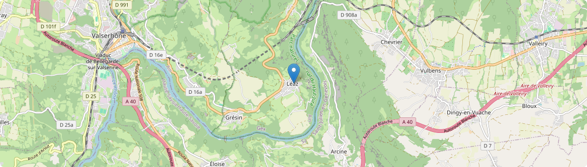 Léaz - Carte