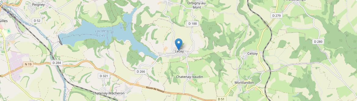 Lecey - Carte