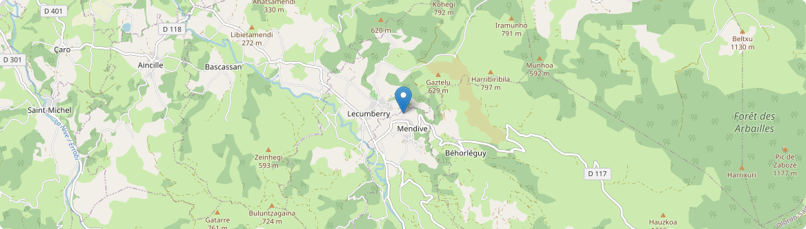 Lecumberry - Carte