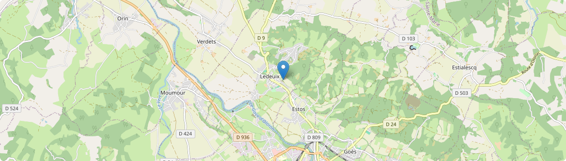 Ledeuix - Carte