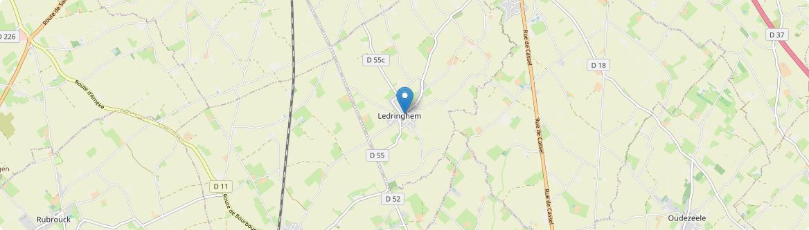 Ledringhem - Carte