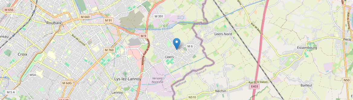 Leers - Carte