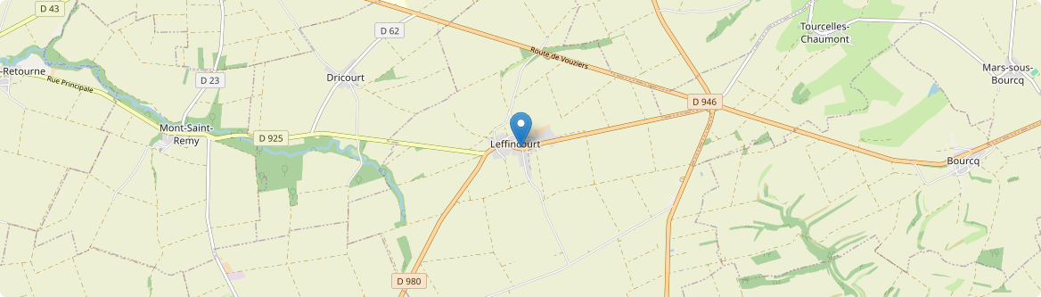 Leffincourt - Carte