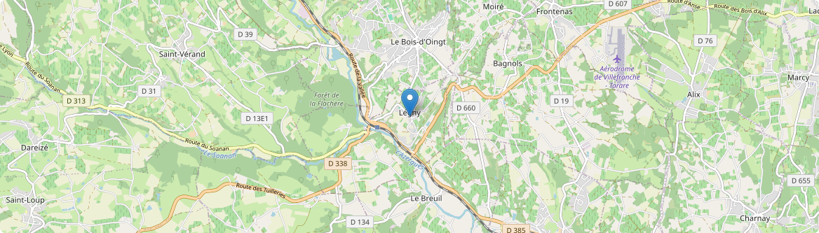 Légny - Carte