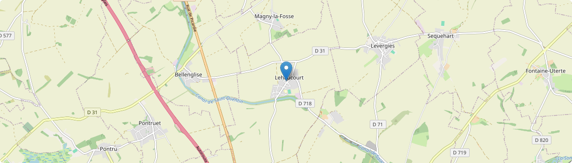 Lehaucourt - Carte