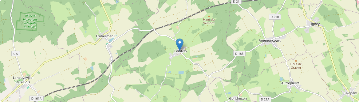 Leintrey - Carte