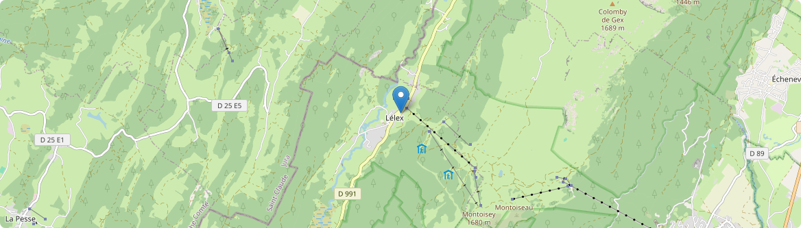 Lélex - Carte