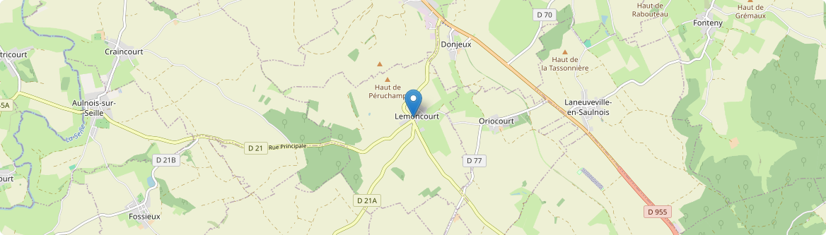 Lemoncourt - Carte