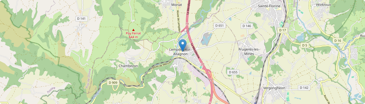 Lempdes-sur-Allagnon - Carte