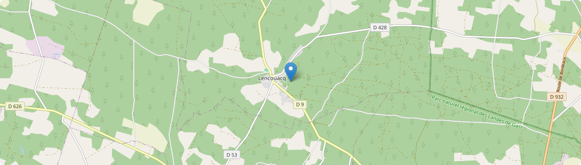 Lencouacq - Carte