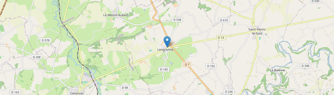 Lengronne - Carte