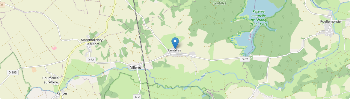 Lentilles - Carte