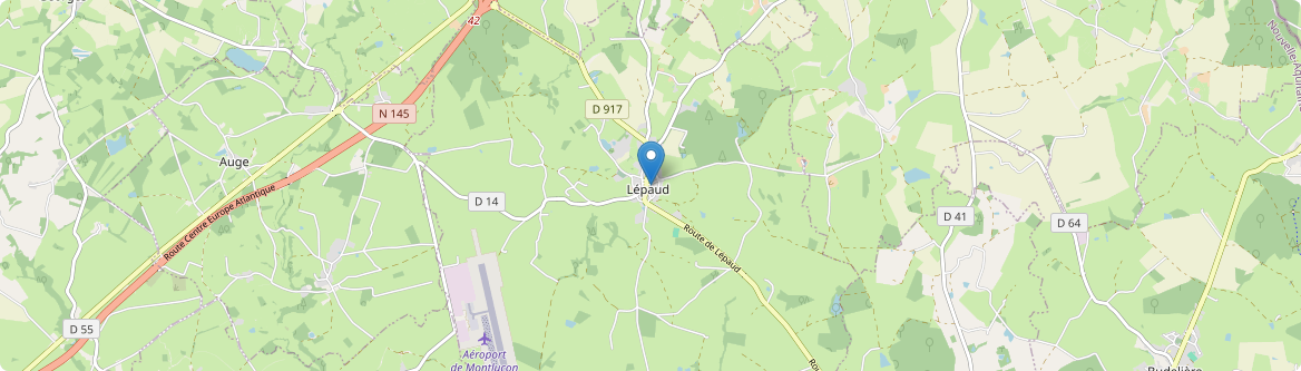 Lépaud - Carte