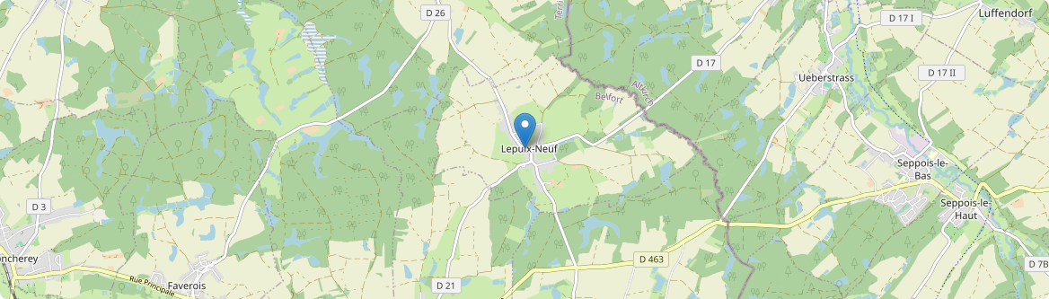 Lepuix-Neuf - Carte