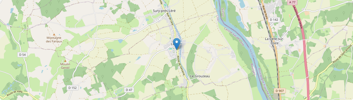 Léré - Carte