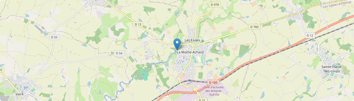 Achards - Carte