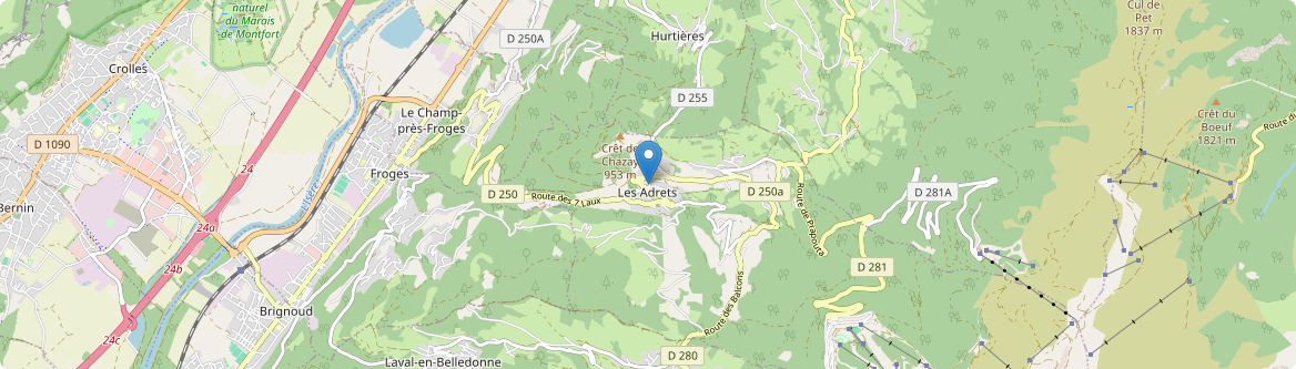 Adrets - Carte