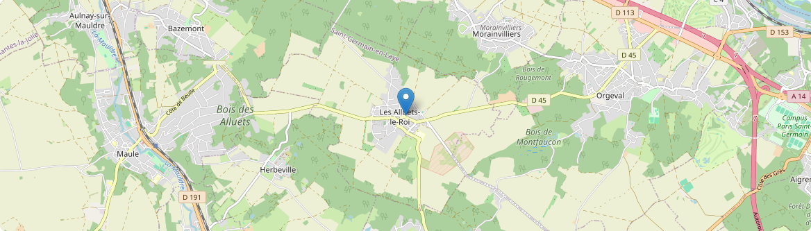 Alluets-le-Roi - Carte