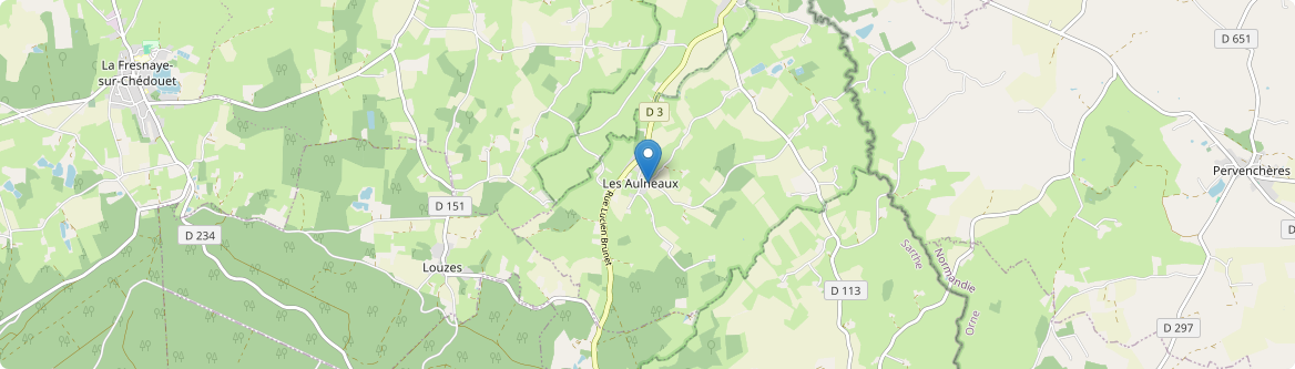 Aulneaux - Carte