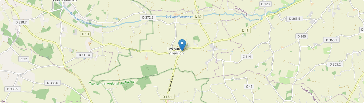 Autels-Villevillon - Carte